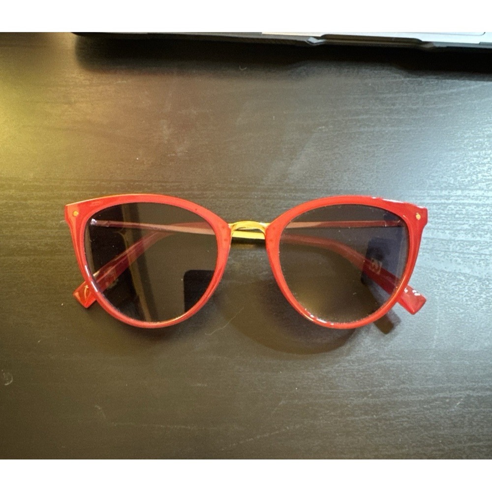 Loft Metal Frame‎ Cat Eye Sunglasses Pink/Fuchsia
